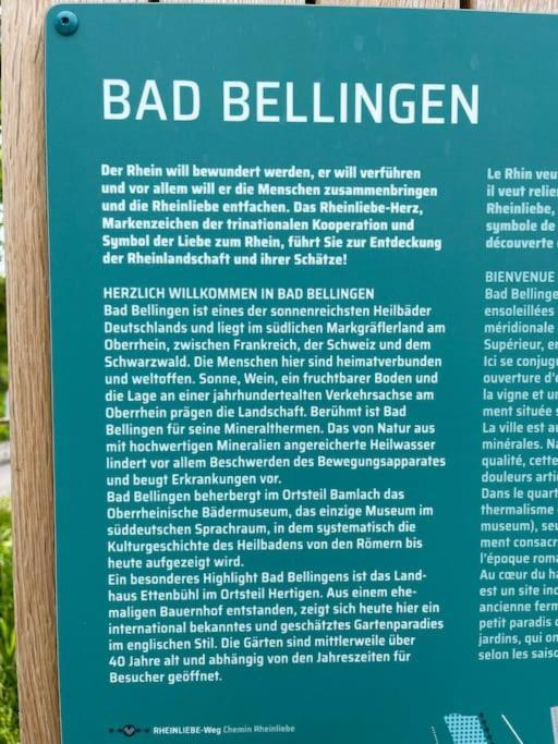 Vogesenblick Apartment Bad Bellingen Ngoại thất bức ảnh